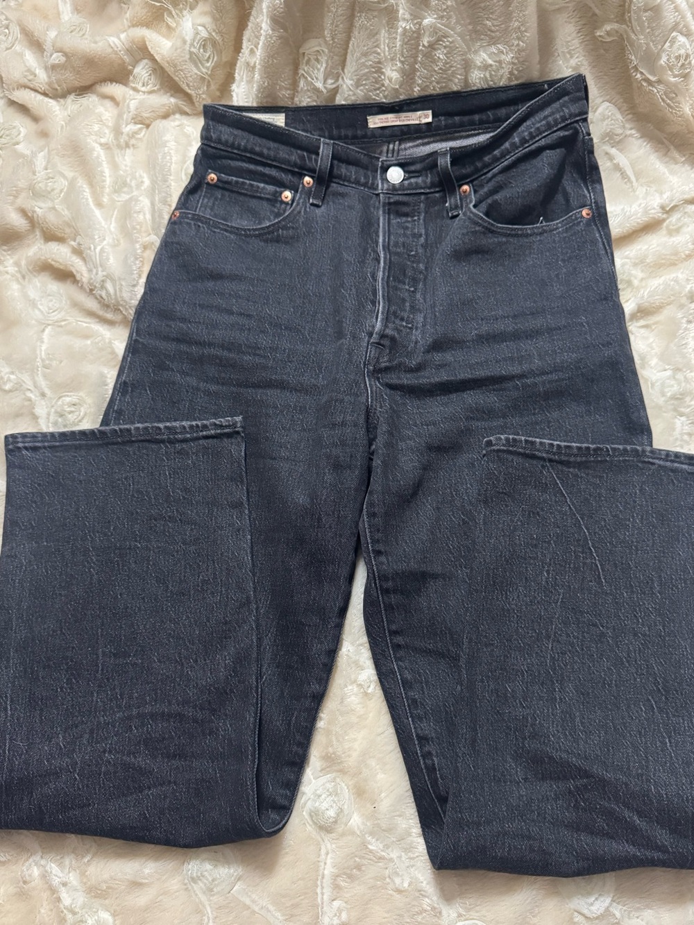Levi’s Ribcage Straight Ankle Black Women’s Jeans